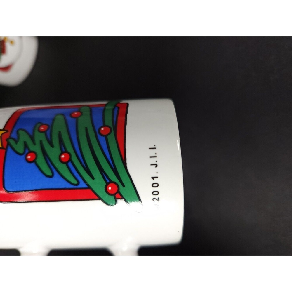 Set Of 9 Vintage‎ small demitasse espresso Christmas Mugs Cups - Picture 6 of 12